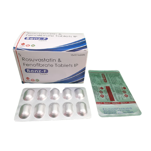 BENZ-F: Rosuvastatin 20mg + Finofibrate 160mg, a product by Events Pharmaceuticals Pvt. Ltd.