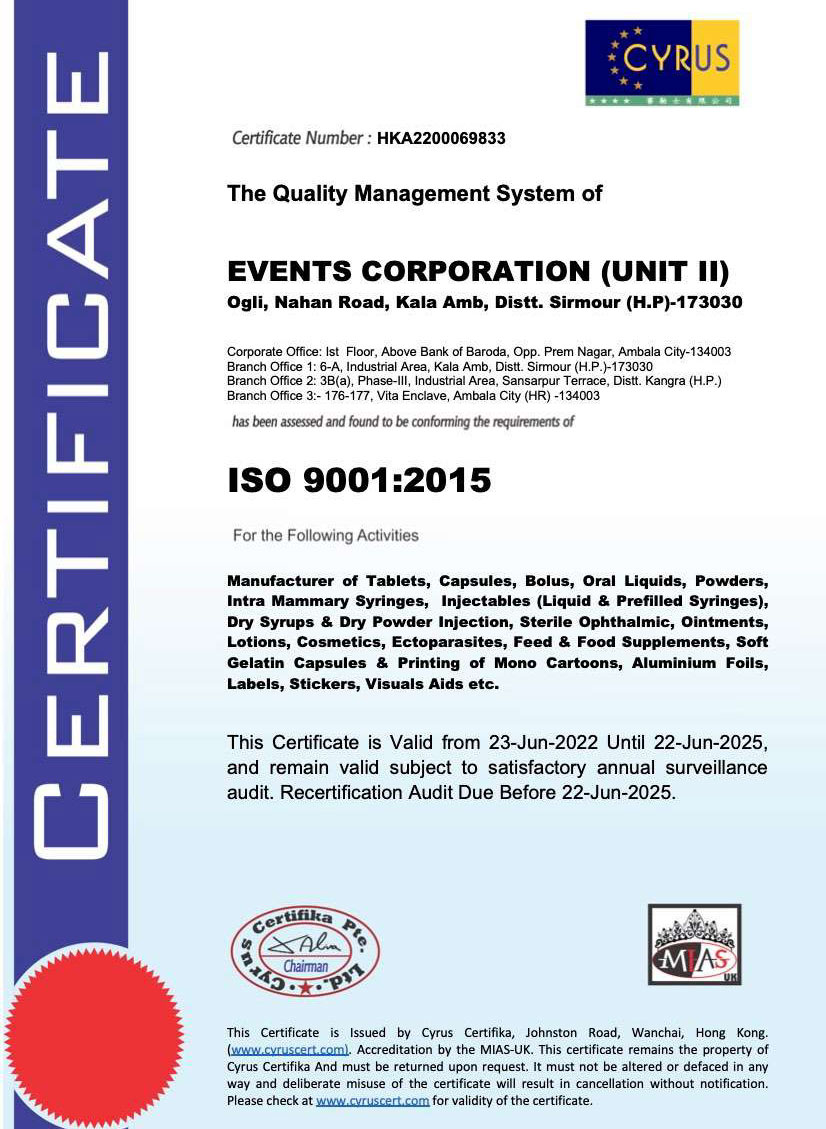 ISO Certified PCD Company
