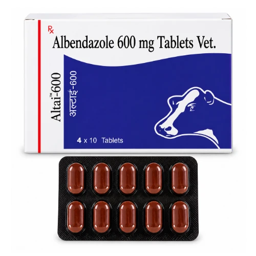 Altai-600 Tablets: Albendazole 600 mg Treat certain infections caused by worms such as pork tapeworm and dog tapeworm, a product by Events Pharmaceuticals Pvt. Ltd.